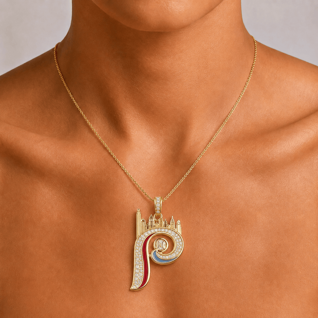 PPP Solid Gold Chain with Diamond Pendant BMD