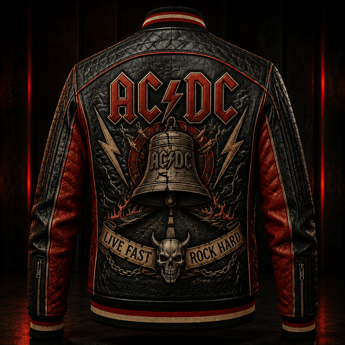 Premium ACD Leather Zipper Jacket PVNA