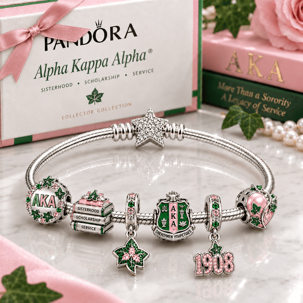 AKA Silver Charm Bracelet Set BMD