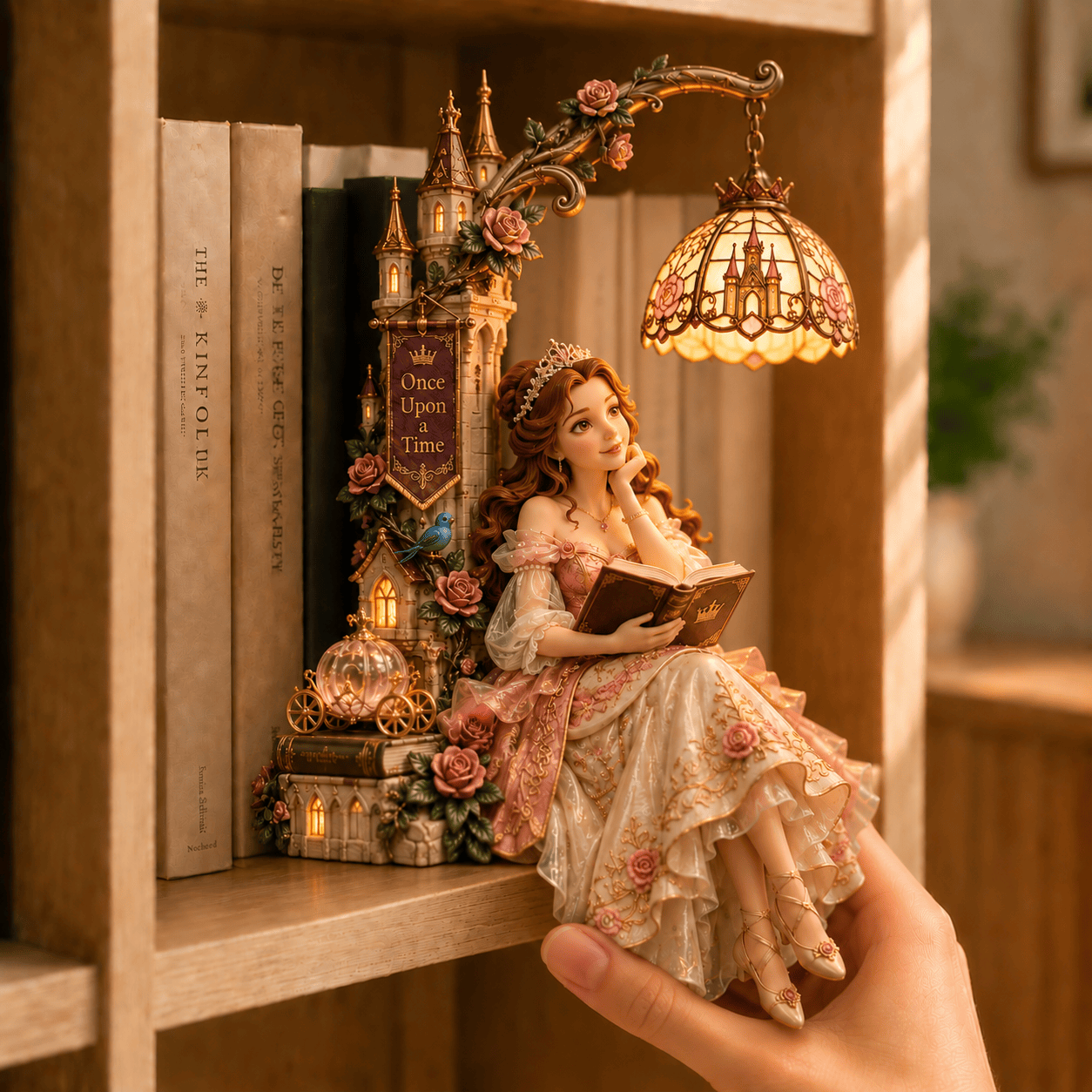 Premium DNPS Bookshelf Figurines Lamp PDL
