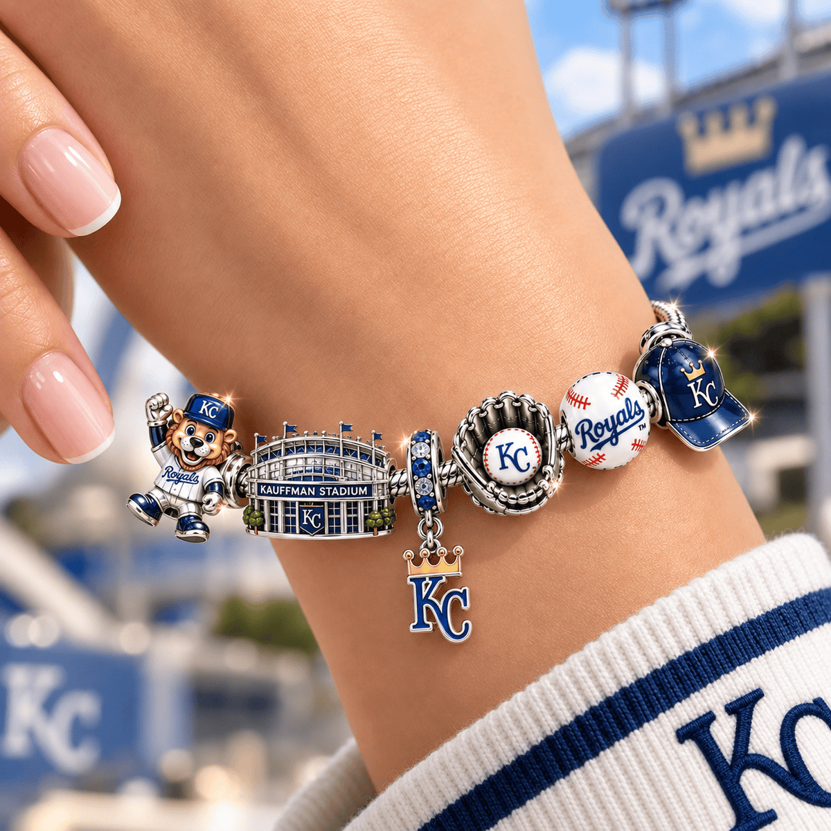 KCR Gold Charm Bracelet Set BMD