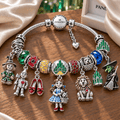 TWOZ Silver Charm Bracelet Set NTTB