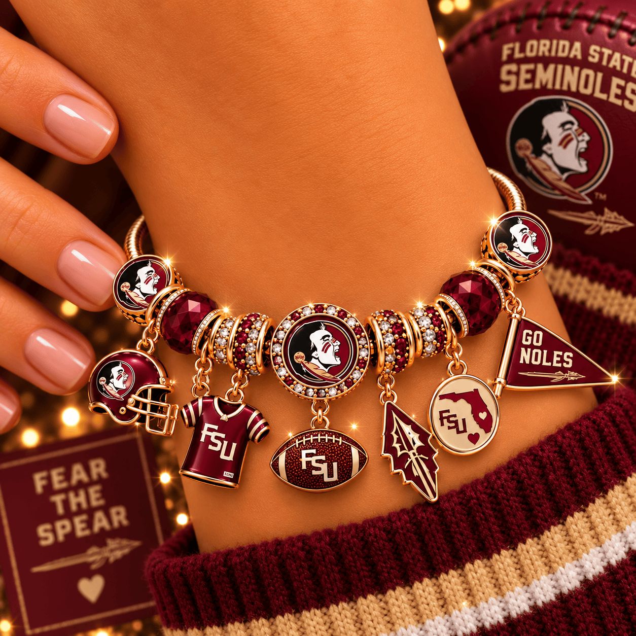 FSS Gold Charm Bracelet Set PNPA