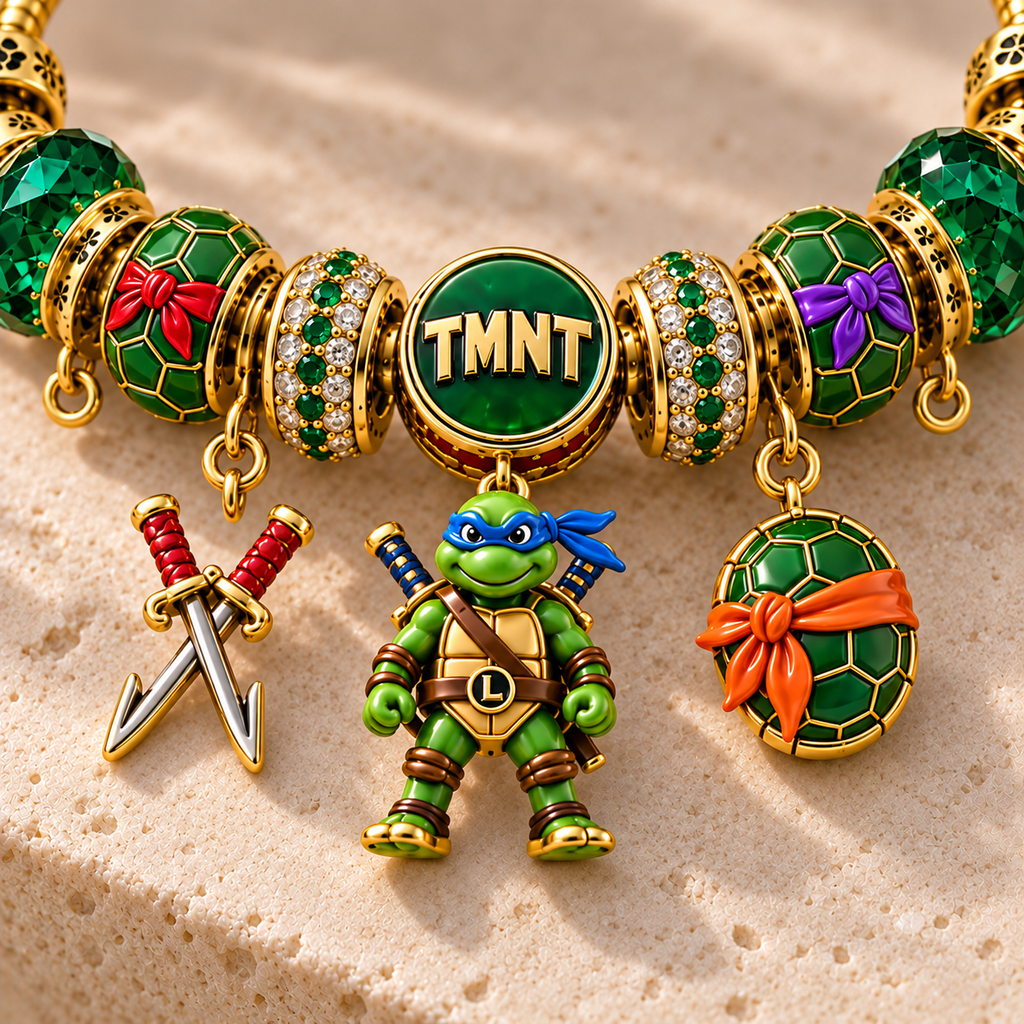 NJT Gold Charm Bracelet Set NHVH