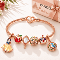 SNW Rose Gold Charm Bracelet Set TTTT