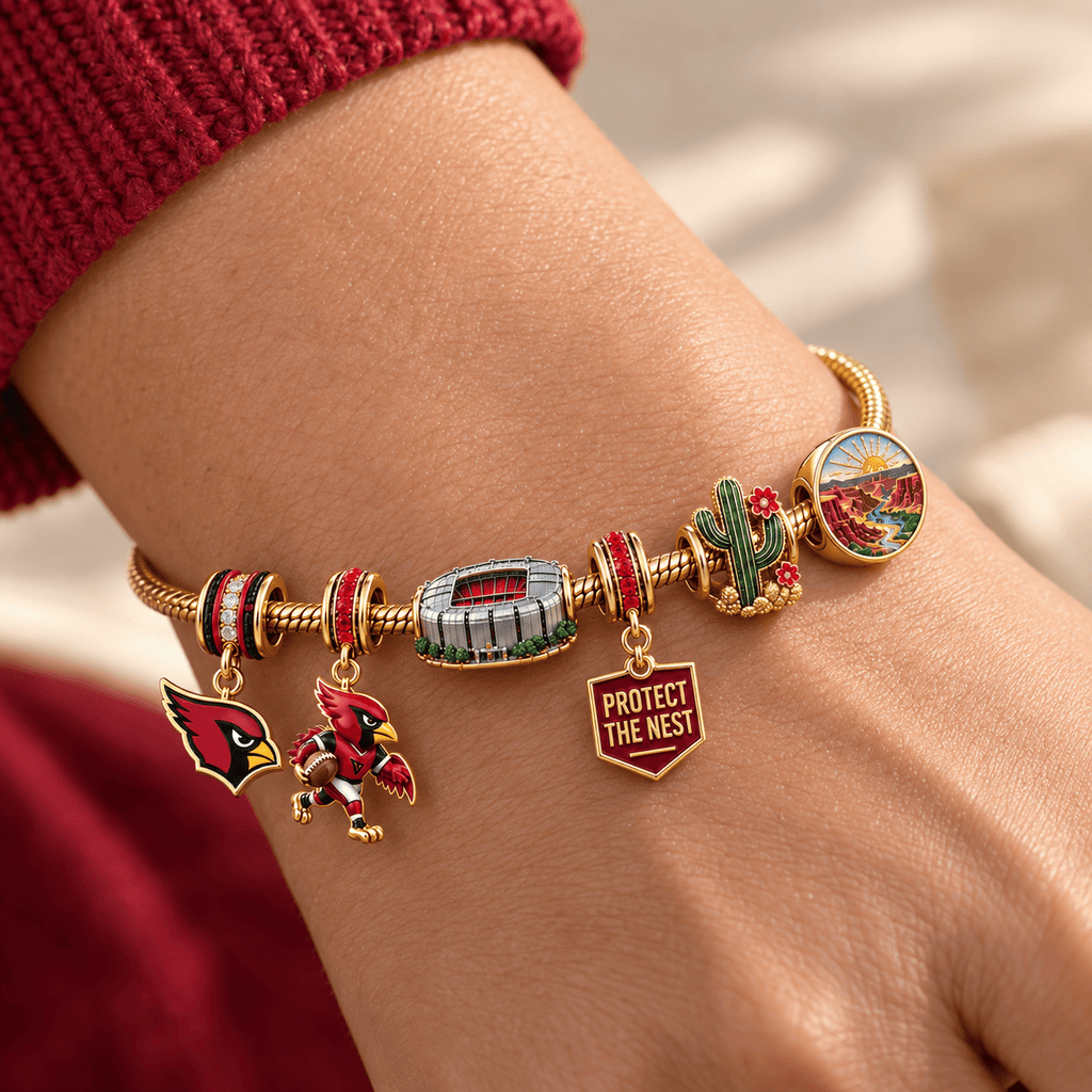 ARCD Gold Charm Bracelet Set HQH