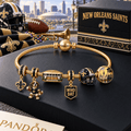 NOS Gold Charm Bracelet Set HQH