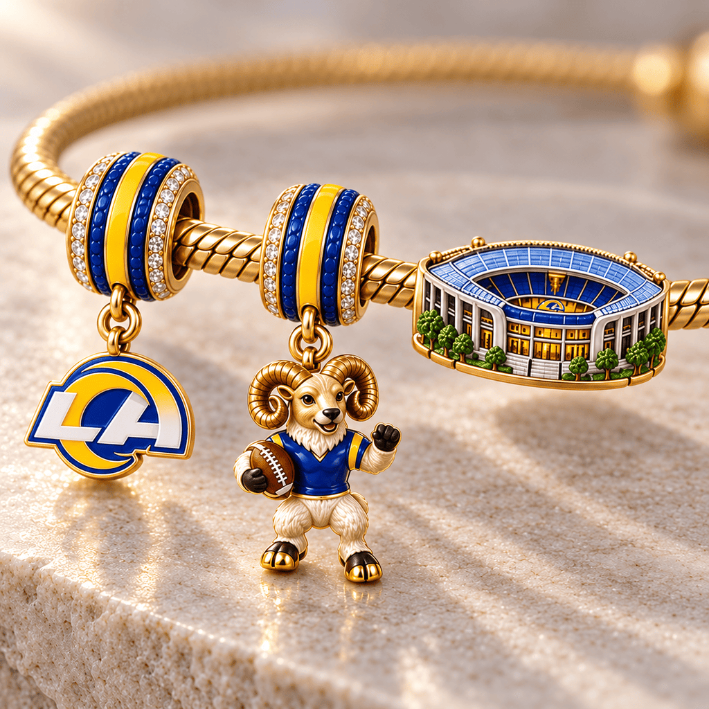 LARS Gold Charm Bracelet Set HQH