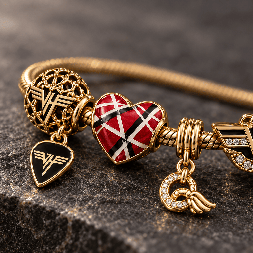 VHL Gold Charm Bracelet Set PTKL