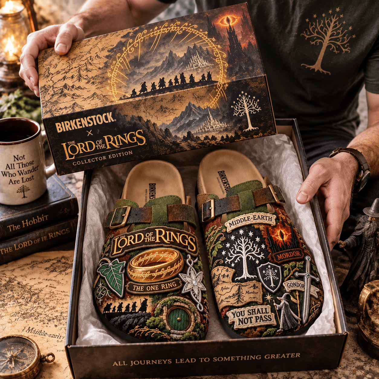 PREMIUM LOTR MINK SUEDE CLOGS TTNL