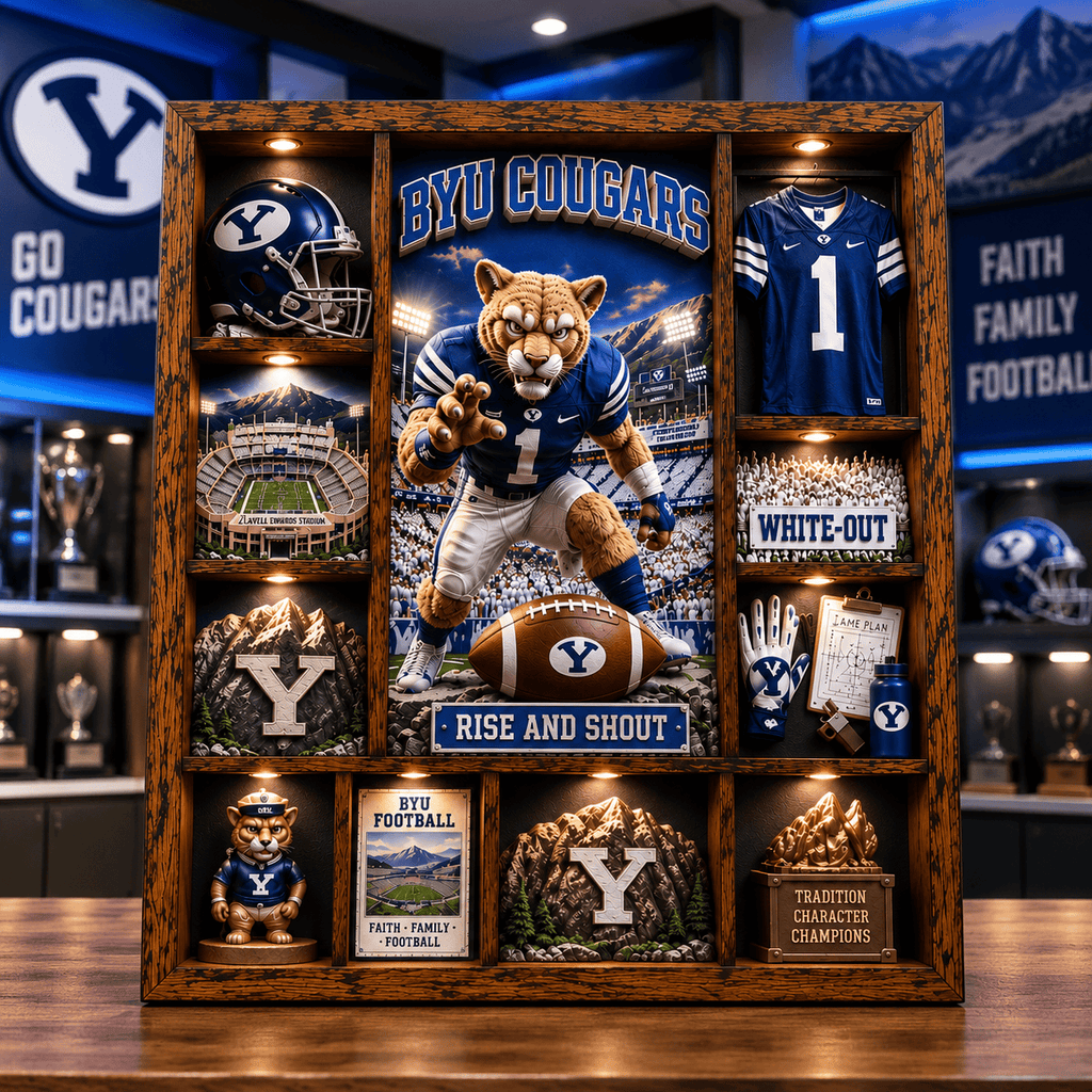 BYU Premium Shadow Box TTMH