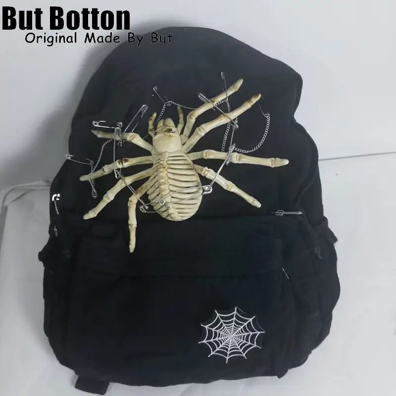 Large capacity Boy Men backpack schoolbag student Gothic punk Y2K girl harajuku subculture woman Streetwear schoolbag bag Gift
